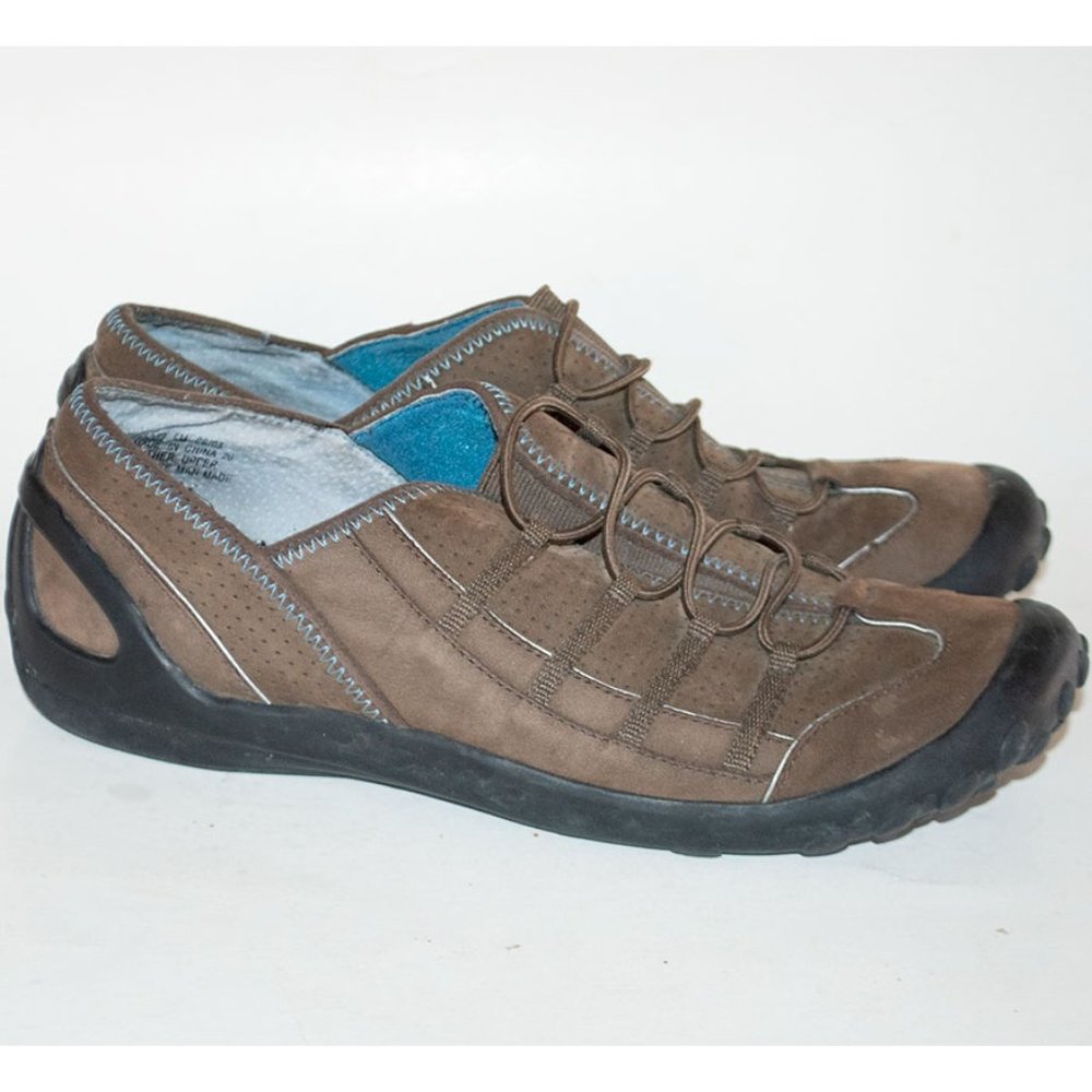 Clarks Privo Brown Suede Slip On Comfort Walking Moccasin